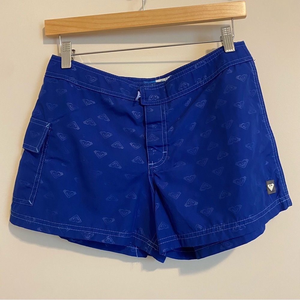 Roxy Quicksilver Blue Logo Swim Shorts size 7